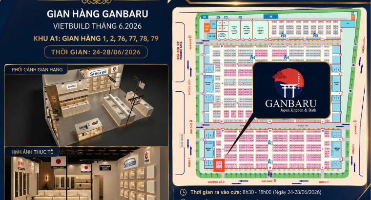 GANBARU TẠI VIETBUILD 2026